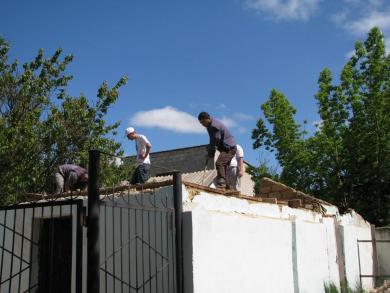 Мечеть смт.  Гвардійське причепурилася до літа