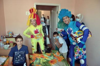  Vinnytsya Muslims Visited Little Oncology Patients On Eid-Al-Fitr