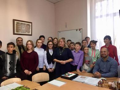 Открытый урок в Киевской гимназии восточных языков
