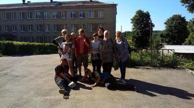 Pupils of Zelenohaiska Orphan Boarding School Preparing Return Visit