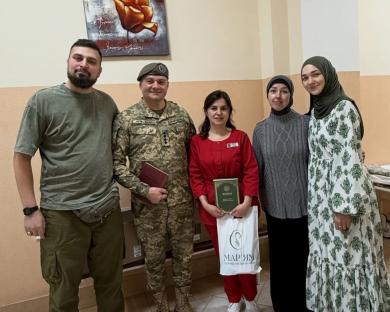 У День Збройних сил України ГО «Мар’ям» відвідала поранених захисників у шпиталі