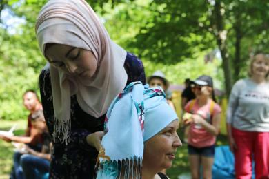 Винницкие мусульманки приняли участие в пикнике для тех, кто преодолевает онкологию