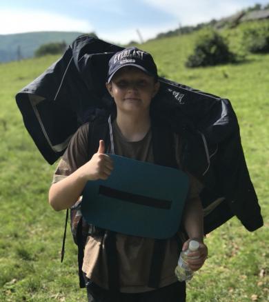  Teenages from Scouting Camp-2018 Once Again Conquer the Carpathians