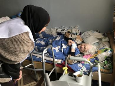 When Attention is as Needed as Presents: “Maryam” Activists Visit Hospice in Skybyn