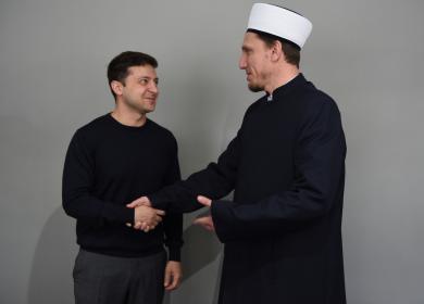Глава Ассоциации «Альраид» встретился с новоизбранным Президентом Украины