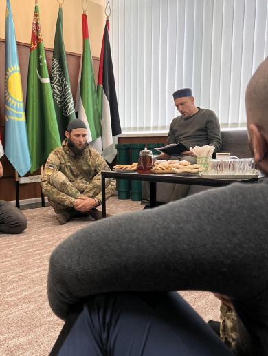 Президент Конгресу мусульман України Сейран Арифов завітав до Всеукраїнського мусульманського ветеранського простору 