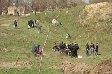 У Дніпропетровську мусульмани, християни й іудеї заклали парк на місці колишнього звалища, працюючи пліч-о-пліч