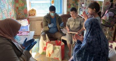 Продуктовые наборы для многодетных малоимущих семей: запорожские мусульмане продолжают благотворительную акцию