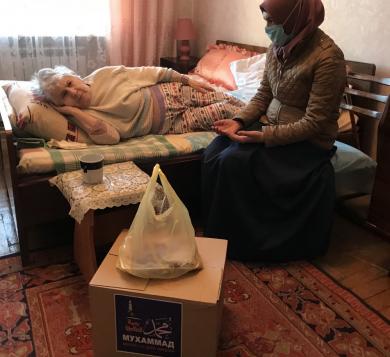 Продукты одиноким старикам на время карантина: благотворительная акция запорожских мусульман