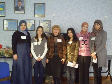 القسم النسائي في جمعية "المنار" يزور مركزا لإعادة تأهيل الأطفال في مدينة خاركيف