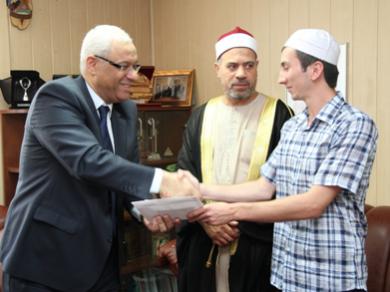 The first hafiz represents Ukraine at the international contest in Egypt after centuries of oblivion of Quran recitation