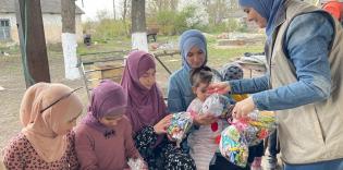 Ukrainian Muslimahs League together with the Council of Ukrainian Muslims visited low-Income Migrant Families