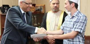 The first hafiz represents Ukraine at the international contest in Egypt after centuries of oblivion of Quran recitation