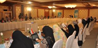 Ukrainian female Muslims discuss the role of women in public activities at the international seminar in Kuwait