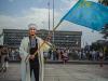 Стихійний флешмоб «Сфотографуйся з імамом» у День Незалежності в Запоріжжі