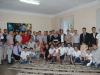 صورة جماعية لبعض مصلين العيد في مصلى جمعية المستقبل بمدينة دنيبروبيتروفسك