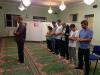 صلاة التراويح في مسجد المركز الإسلامي يحضرها بضع أشخاص بعد أن كان مسجد المركز يغص بأعداد المسلمين