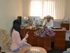 فتاة تعتنق الإسلام في مكتب مدير المركز الإسلامي بمدينة خاركيف