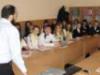 محاضرة للهدى في إحدى مدارس بلتافا عن دور الإسلام في مكافحة الإدمان